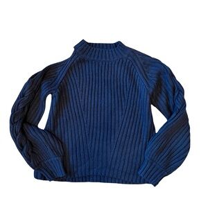 525 America Midnight Blue Knit Top